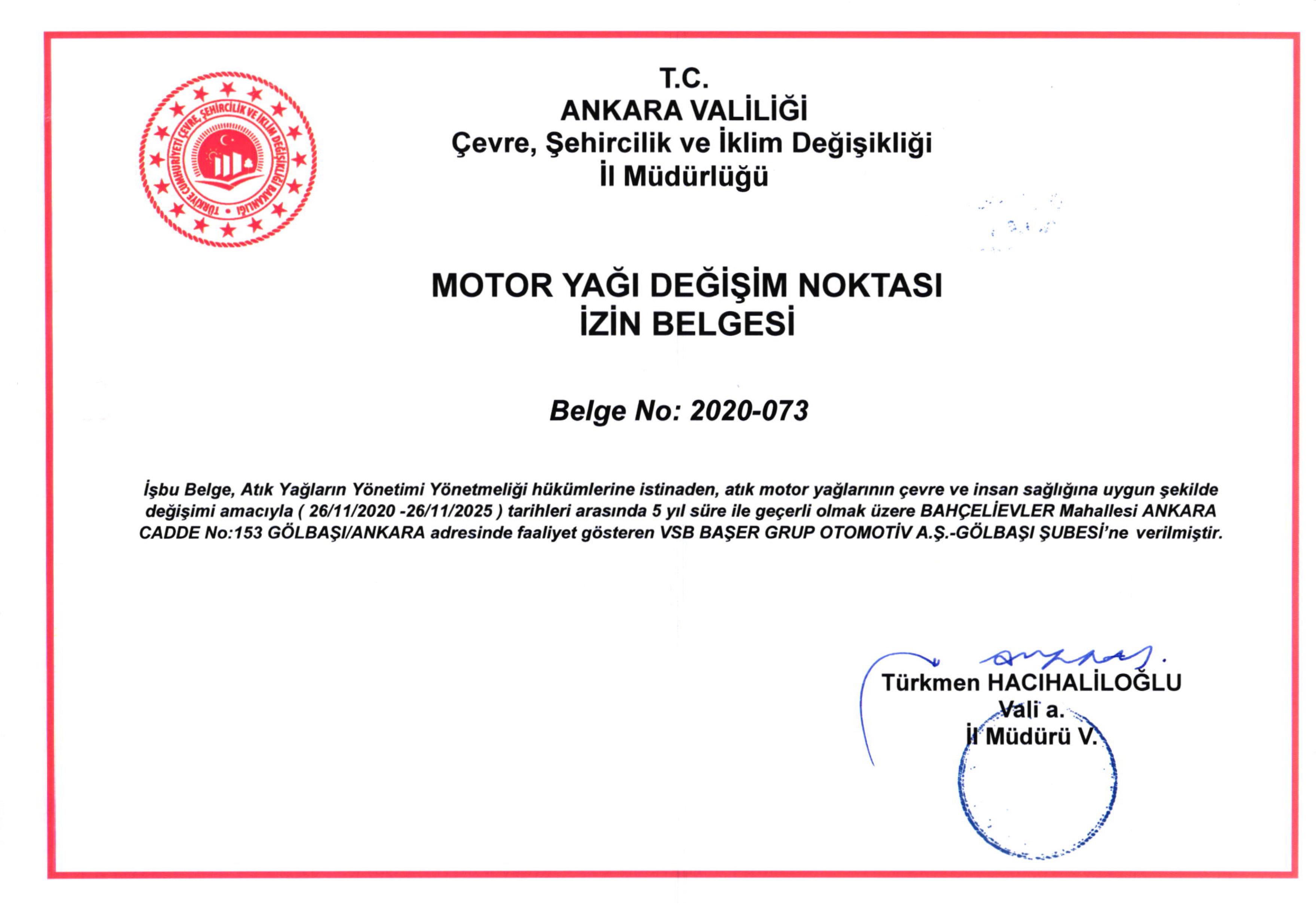 ISO/TSE Belgelerimiz